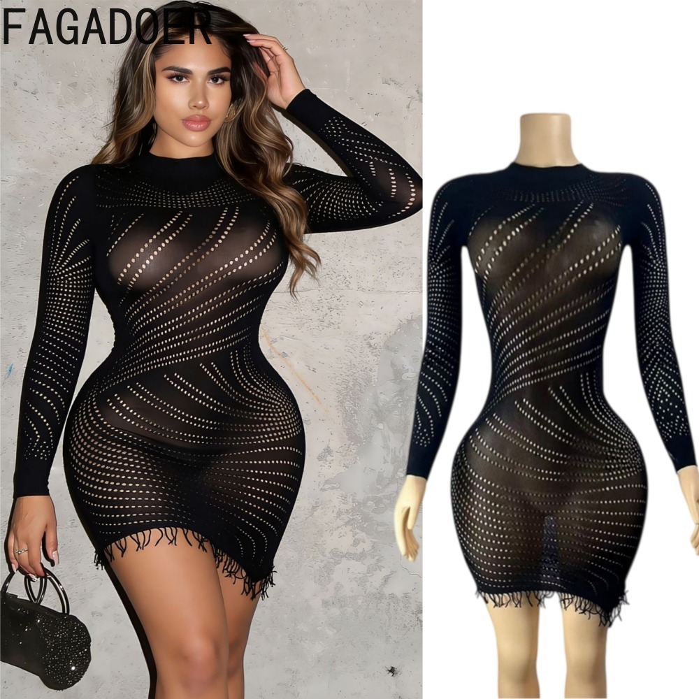 Vestido Mini Bodycon Sexy Femi - Sexy Mesh Sheer Bodycon Dress avaliação e preço