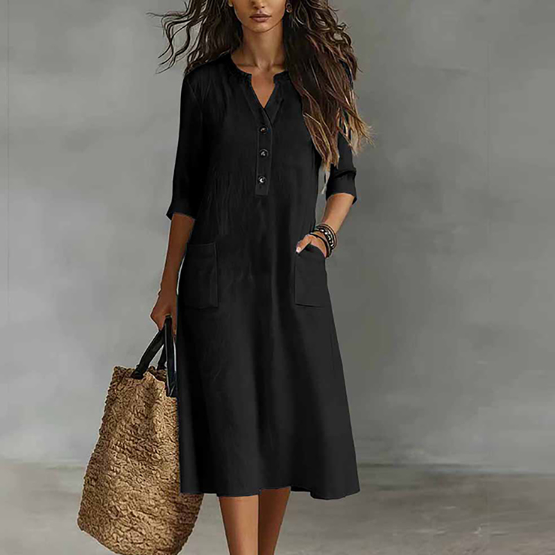 Vestido Midi Feminino Casual d - Boho Summer Beach Maxi Dress avaliação e preço