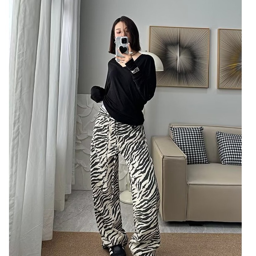 Calças de ganga femininas com  - Jeans avaliação e preço